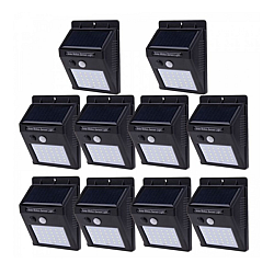 Set 10 lampi solare 30 LED