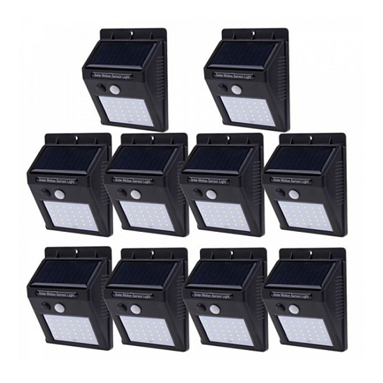 Set 10 lampi solare 30 LED