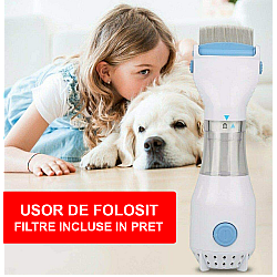 Pieptene aspirator, impotriva paduchilor si parazitilor, V-Comb