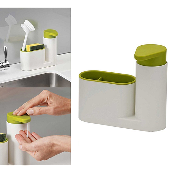Organizator pentru chiuveta Sink Tidy cu dispenser detergent