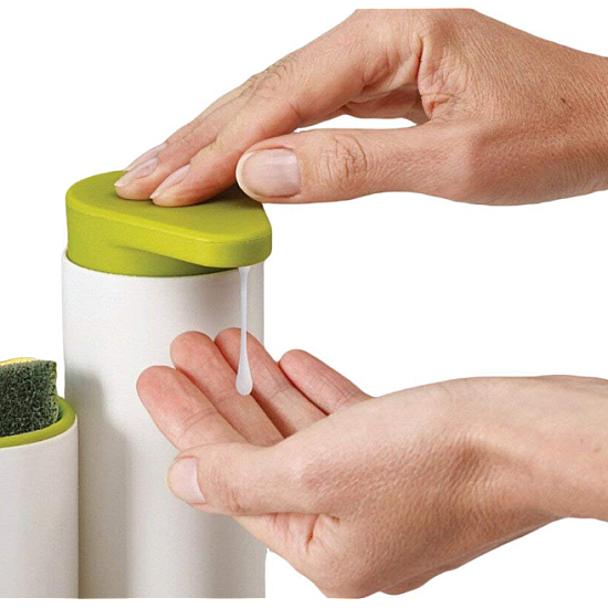 Organizator pentru chiuveta Sink Tidy cu dispenser detergent