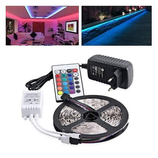 Banda LED RGB Lungime 10 m,8 jocuri de lumini