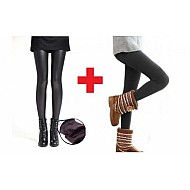 Colanti imblaniti imitatie piele +Colanti vatuiti fara cusatura 