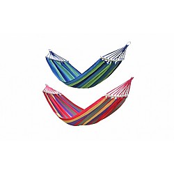 Hamac colorat cu bara de lemn