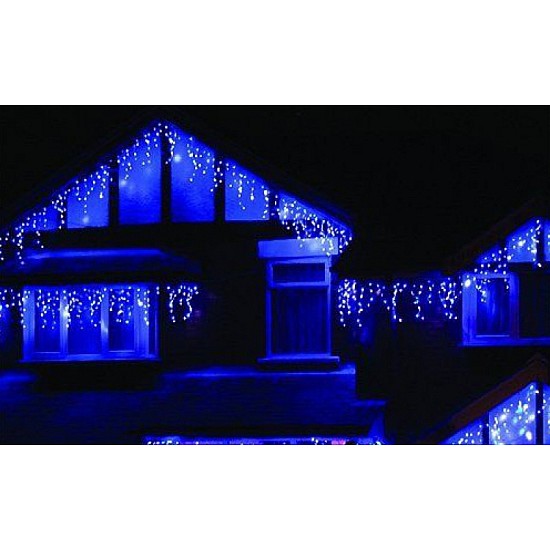 Set 2 Instalatii tip Franjuri cu Flash, 4 m, 100 led