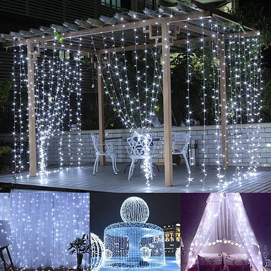 Instalație Perdea 9×1 m, LED diverse culori, pentru interior și exterior