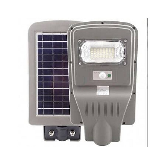 Lampa stradala 30 W cu panou solar,acumulator si senzor de miscare