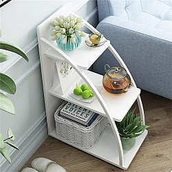 Masuta laterala stil noptiera pentru pat sau canapea din PVC, 77.5 x 28.5 x 49.5cm