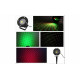 Proiector laser cu 2 culori,carcasa metalica ,telecomanda si senzor de temperatura