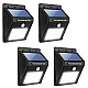 Set de 4 lampi solare, 30 de leduri cu senzor de miscare si de lumina