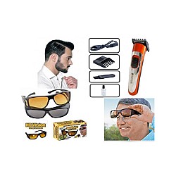 Set 2 perechi ochelari HD Vision + Aparat de tuns