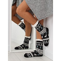 Set doua  perechi Ciorapi antiderapanti, cu interior imblanit Unisex