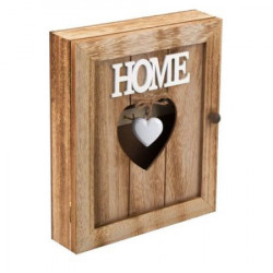 Suport pentru chei, din lemn, love home, 21x6x26 cm
