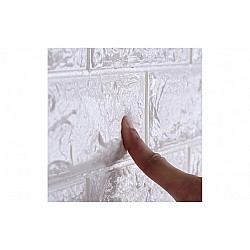 Tapet autoadeziv 3D (design caramida) 70*77cm din spuma siliconata 3D