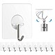 Set 10 carlige autoadezive pentru bucatarie sau baie