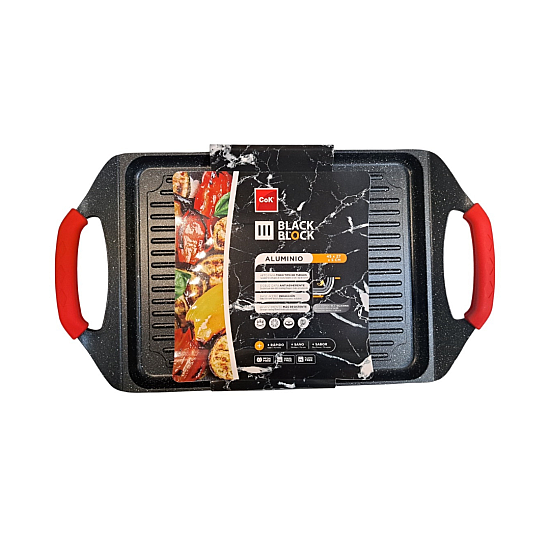 Tava aluminiu gratar, cuptor inductie 45X27X5 CM