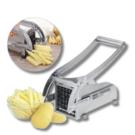 Aparat de taiat cartofi pai si legume, din inox, cu 1 forma de taiere, Potato Chopper