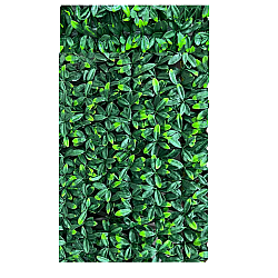 Gard artificial extensibil  cu frunze verzi 1,2m