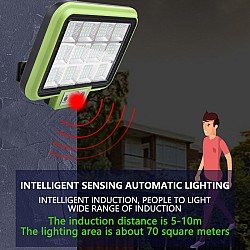 Proiector solar 12 casete 144 led COB HS-8021