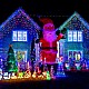 Instalație Perdea 9×1 m, LED diverse culori, exterior, efecte de lumină