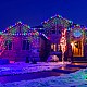 Instalație Perdea 9×1 m, LED diverse culori, exterior, efecte de lumină