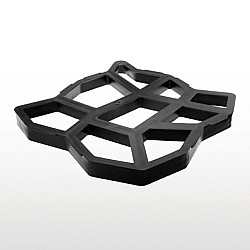 Matrita cu contur pentru turnat pavaj din beton, sablon forma imitatie piatra naturala, 35x35x3.5 cm