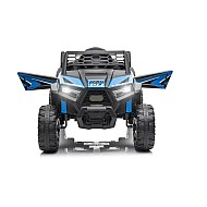 Masinuta electrica copii, model jeep,12 V cu telecomanda,lumini si muzica, Albastra 