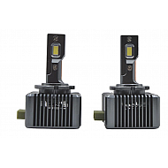 Set 2 becuri auto LED D1S, 6500 K, 110 W/set, CANBUS, carcasa neagra