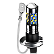 Set 2 becuri auto LED H3 cu lupa 60W 27 SMD 12V 6000K