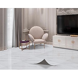 Set 10 placi autoadezive pentru pardoseala sau perete tip marmura alba  60x60 cm
