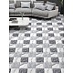 Set 12 placi autoadezive 30x30 cm rezistente la apa ,pentru gresie si faianta , model DP1301
