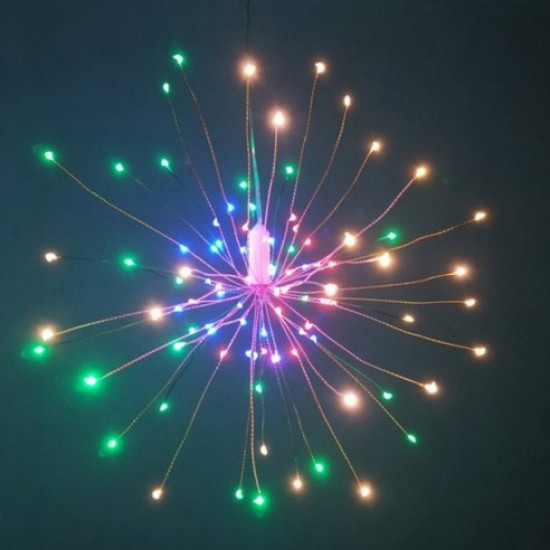 Lampa tip Artificii din Cupru cu 120 LEDuri