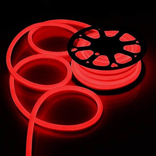 Rola Neon Flex LED 100m culoare Rosu