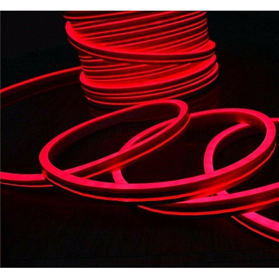 Rola Neon Flex LED 100m culoare Rosu