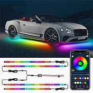 Banda LED auto RGB dinamica 2x90 cm si 2x120 cm