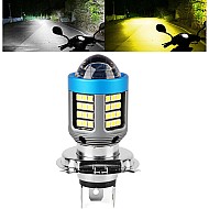 Bec LED H4 MOTO 2 Faze, 61 LED SMD 3030, 160W, 6000K