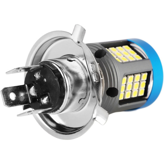 Bec LED H4 MOTO 2 Faze, 61 LED SMD 3030, 160W, 6000K