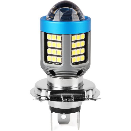 Bec LED H4 MOTO 2 Faze, 61 LED SMD 3030, 160W, 6000K