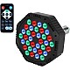 Bec Rgb Led cu 18/40 leduri, cu joc de lumini si telecomanda, pentru evenimente, club, disco, petrecere