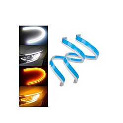 Set 2 benzi LED strip DRL cu functie de semnal secvential