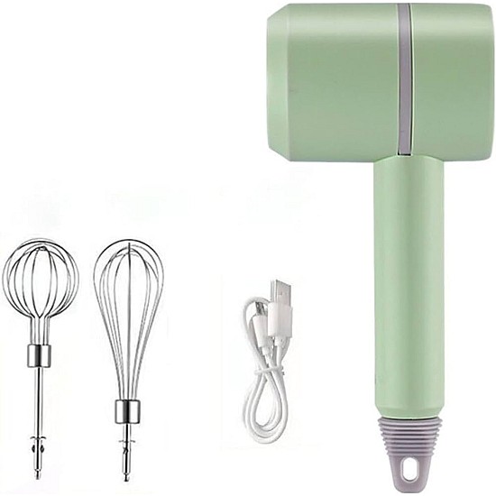 Mixer manual de bucatarie cu 3 viteze si incarcare USB