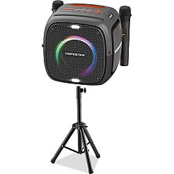 Boxa portabila HOPESTAR Party One, 80W Bluetooth 5.0, Waterproof, TWS, doua microfoane, led-uri smart multicolore
