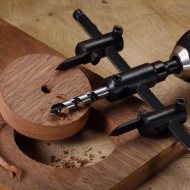 Burghiu pentru lemn, reglabil, D 30 - 120 mm