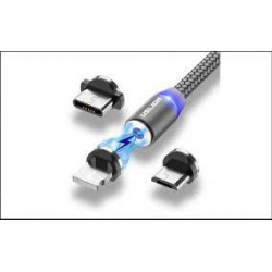 Cablu de incarcare magnetic cu LED indicator