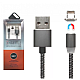 X- CABLE CABLU DE INCARCARE MAGNETIC CU LED INDICATOR