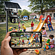 Camera de supraveghere 6K HD cu panou solar, slot SIM, senzor de miscare, lentile duble si card 32GB inclus