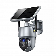 Cameră de Supraveghere CCTV Q SX01 cu Audio Bidirecțional și Panou Solar 4G