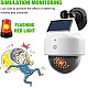 Lampa solara si camera de securitate falsa 2 in 1 JX-5118