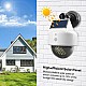 Lampa solara si camera de securitate falsa 2 in 1 JX-5118
