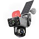 Camera de Supraveghere Dubla cu Panou Solar si 4G SIM, 3+3MP Full HD, 355°, Tracking si Alarma